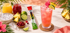 Bay Breeze With Kratom Drink Mix: A Pink Tropical Mocktail