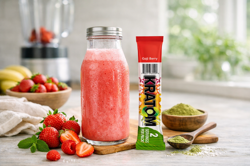 How to Make a Perfect Strawberry Smoothie Using Kratom Drink Mix