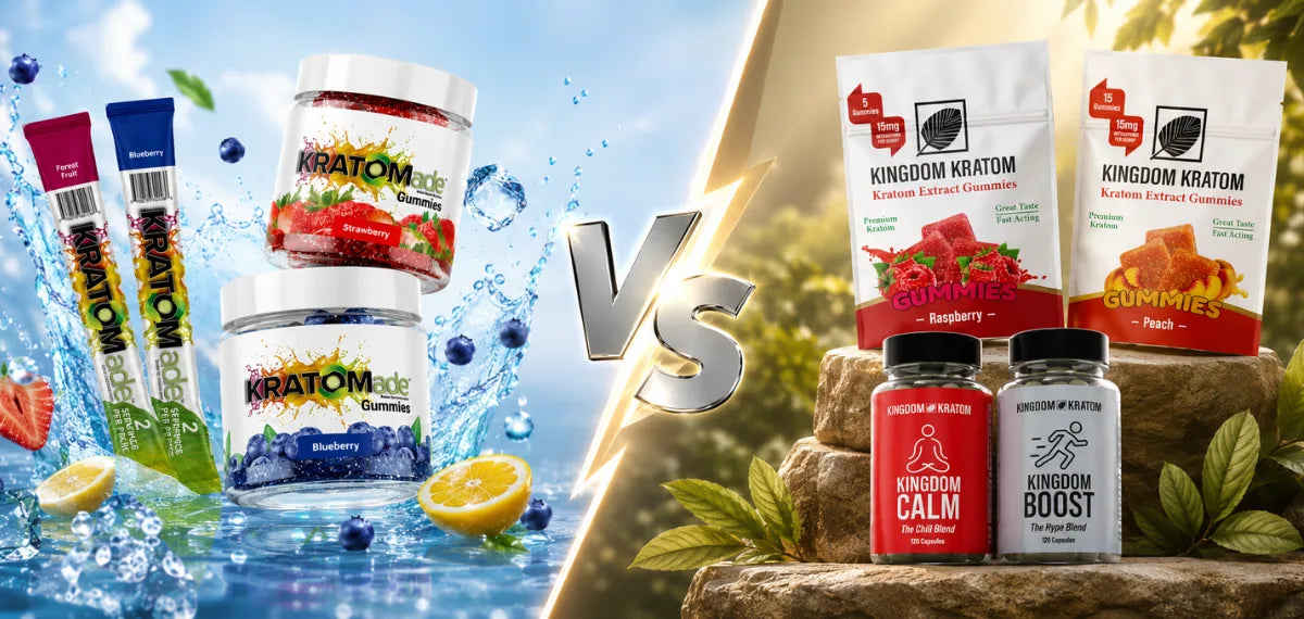 Kratomade vs Kingdom Kratom