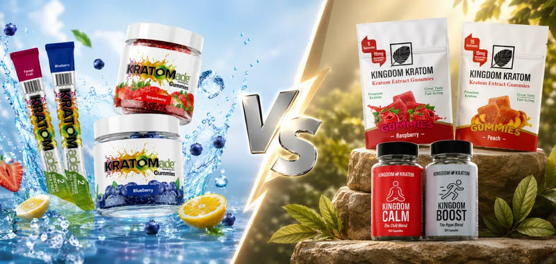 Kratomade vs Kingdom Kratom