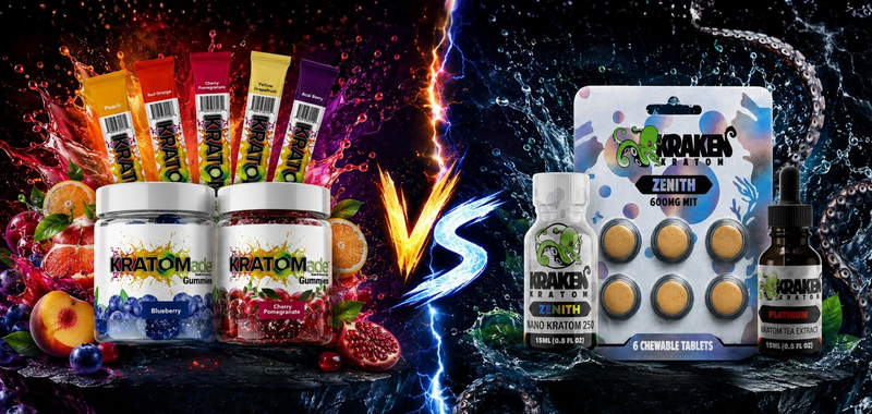 Kraken Kratom vs Kratomade