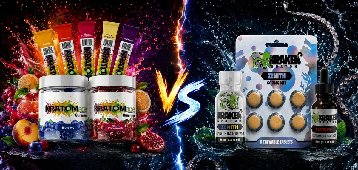 Kraken Kratom vs Kratomade