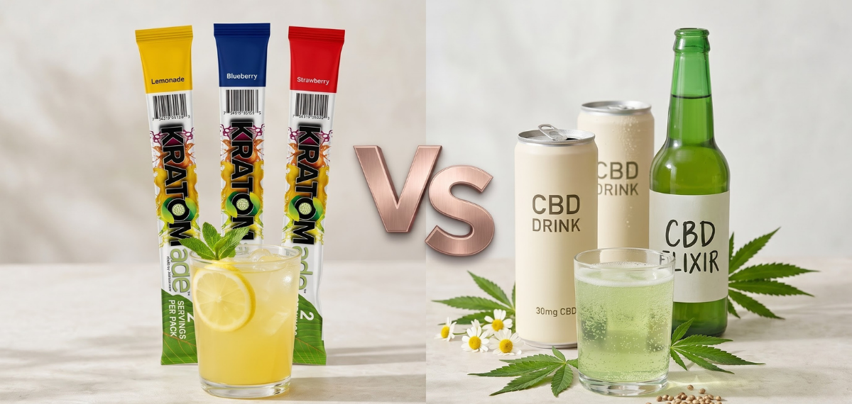 Kratom Drink Mix vs CBD Drinks: Which Fits Your Routine Better?