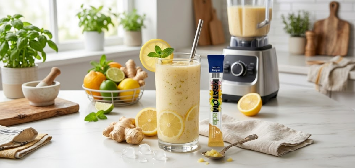 Lemon Ginger Smoothie with Drink Mix: A Zesty Daily Recipe To Try