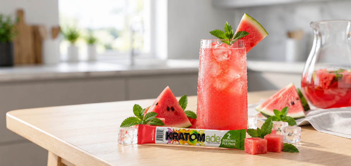 Watermelon Pink Punch With Kratom DrinkMix: Sweet & Refreshing