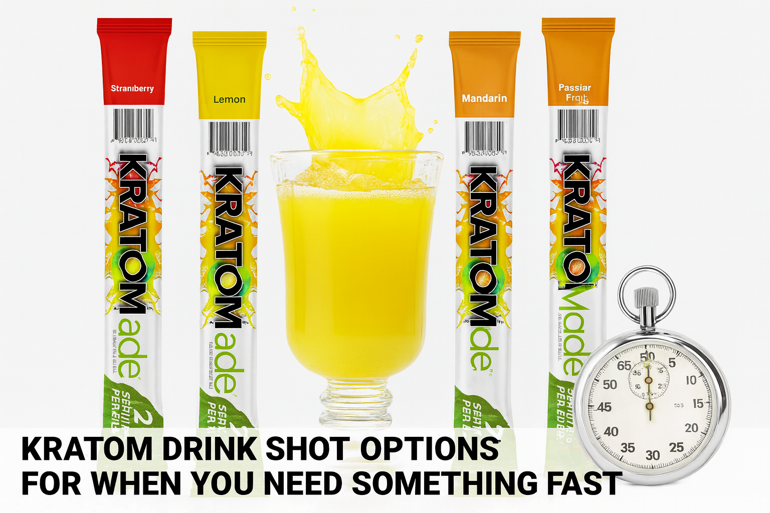 Kratom Drink Shot Options For When You Need Something Fast