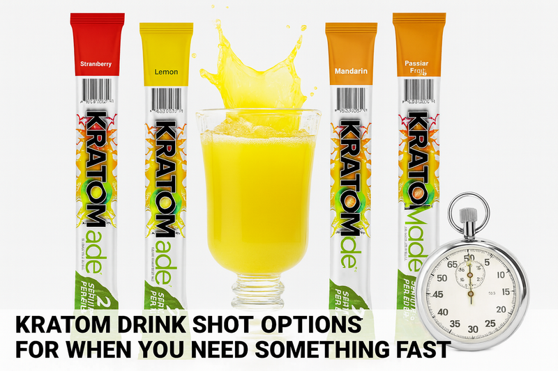 Kratom Drink Shot Options For When You Need Something Fast