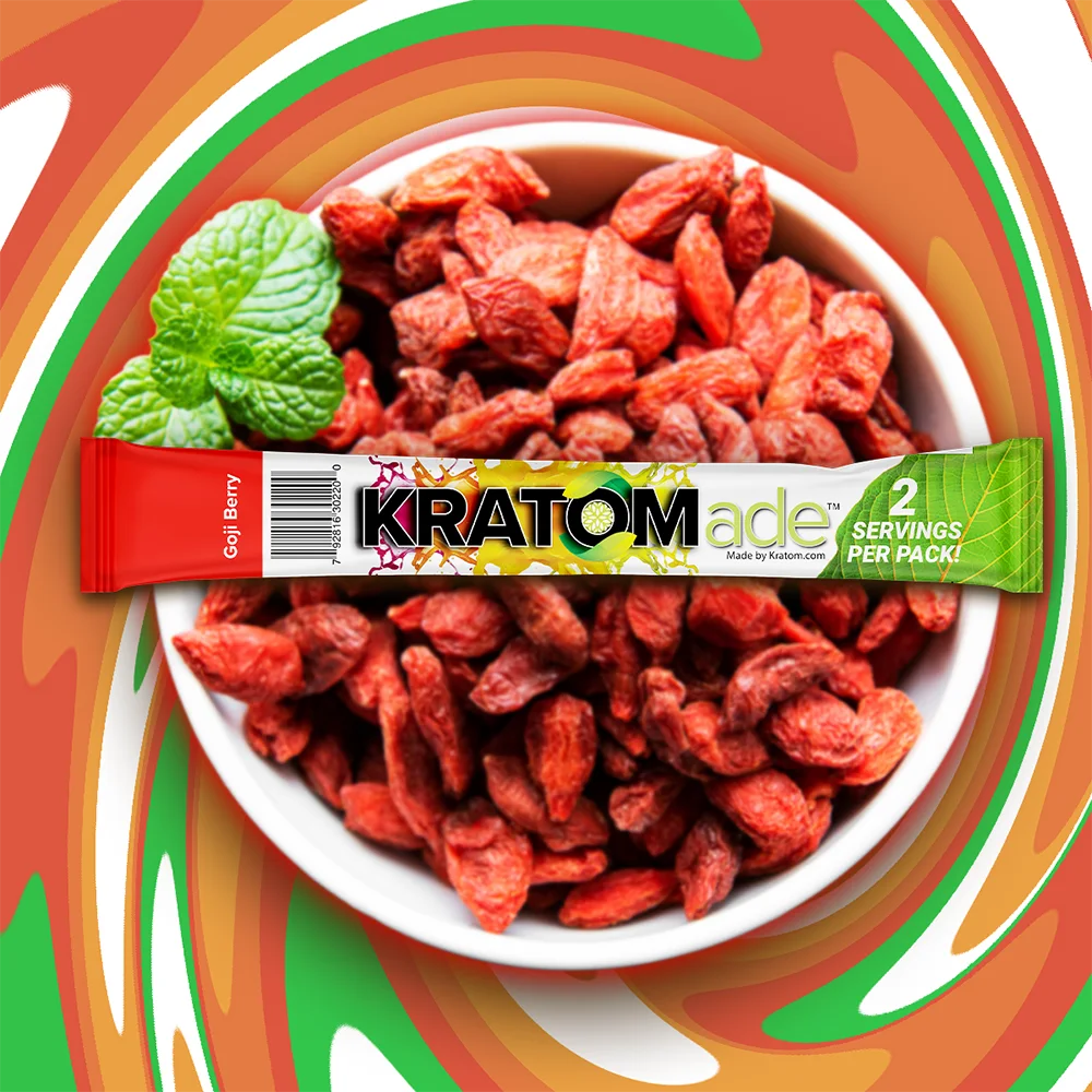 Goji Berry Kratom Drink Mix: Sweet-Tart Flavor, Consistent Potency Goji Berry Kratom Drink Mix: Sweet-Tart Flavor, Consistent Potency