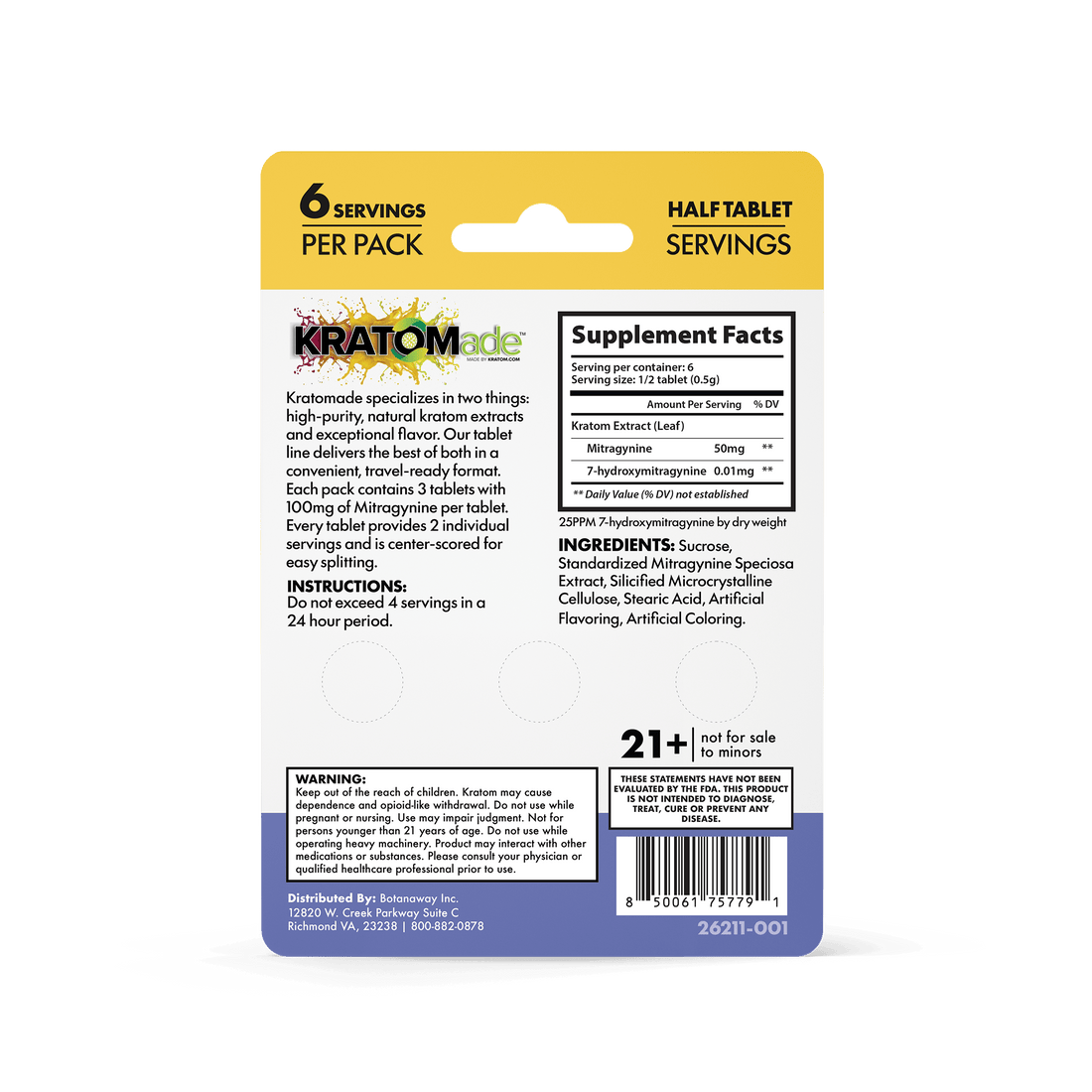 Blueberry Lemonade Kratom Tablets