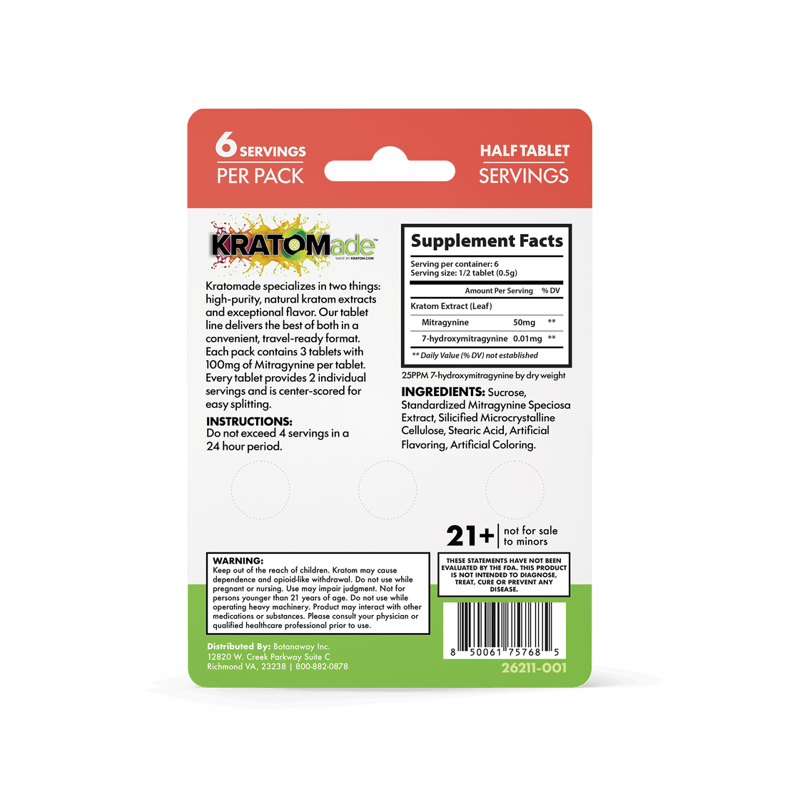 Strawberry Kiwi Kratom Tablets
