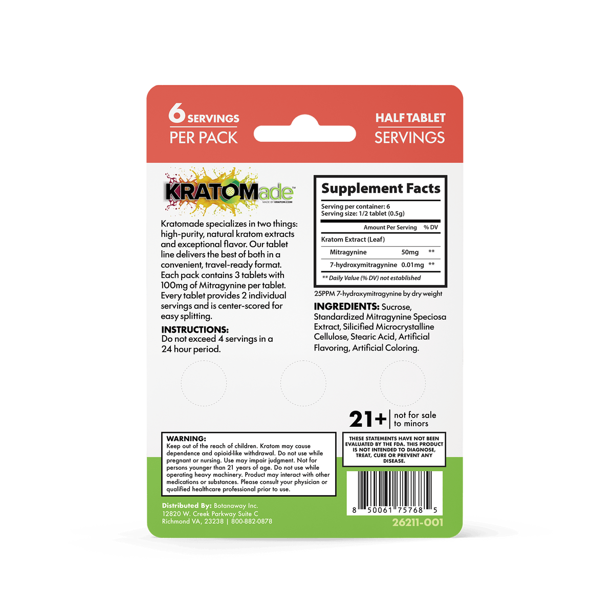 Strawberry Kiwi Kratom Tablets