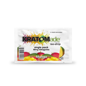 KRATOMade™ Mango iso-strip with 50mg Mitragynine Kratom Extract