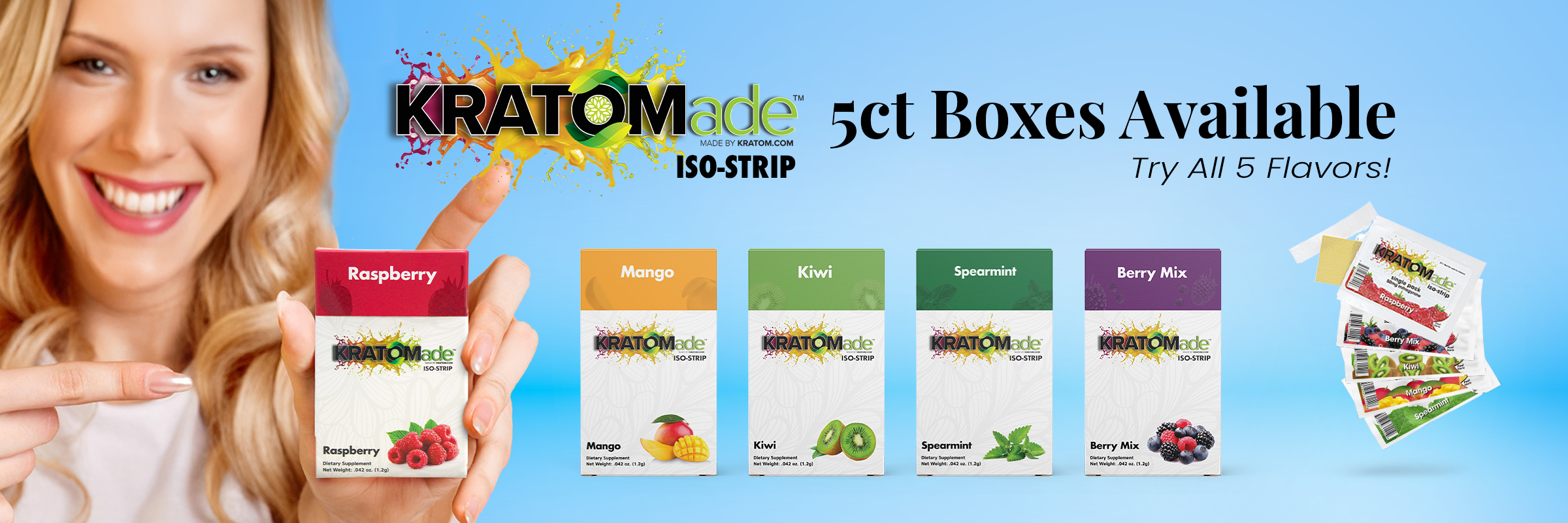 Kratomade ISO-Strip 5ct Packs