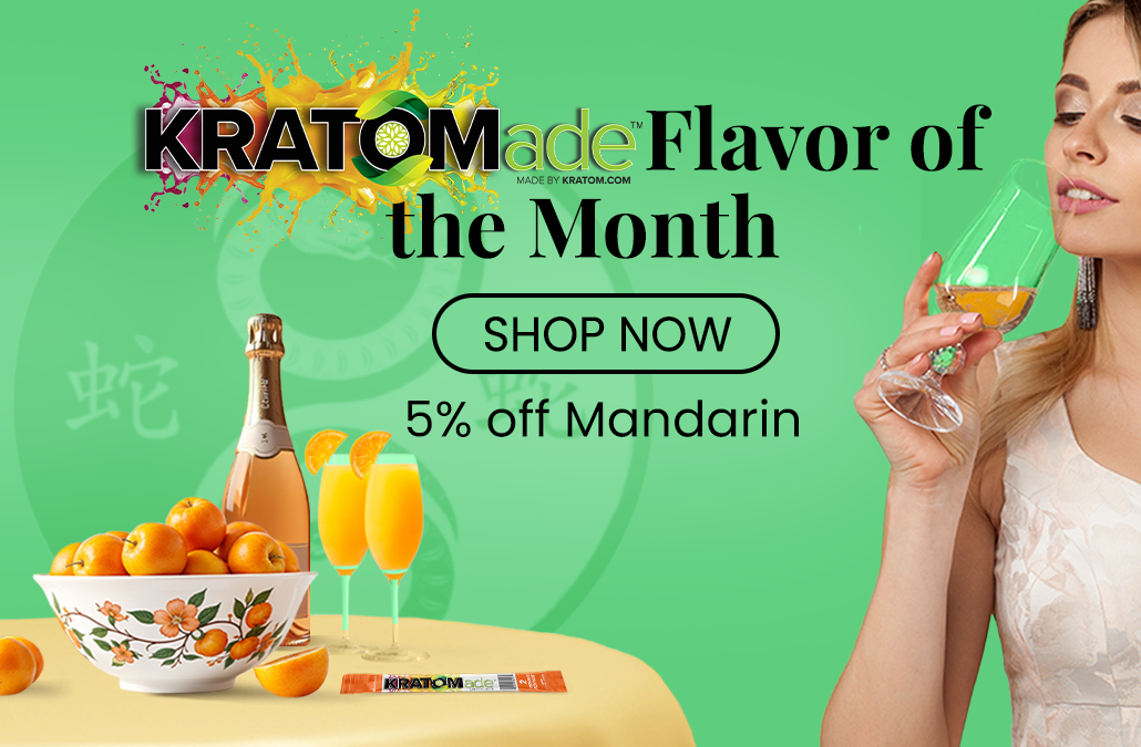 January: Mandarin & Citrus Kratomade Flavor of the month!