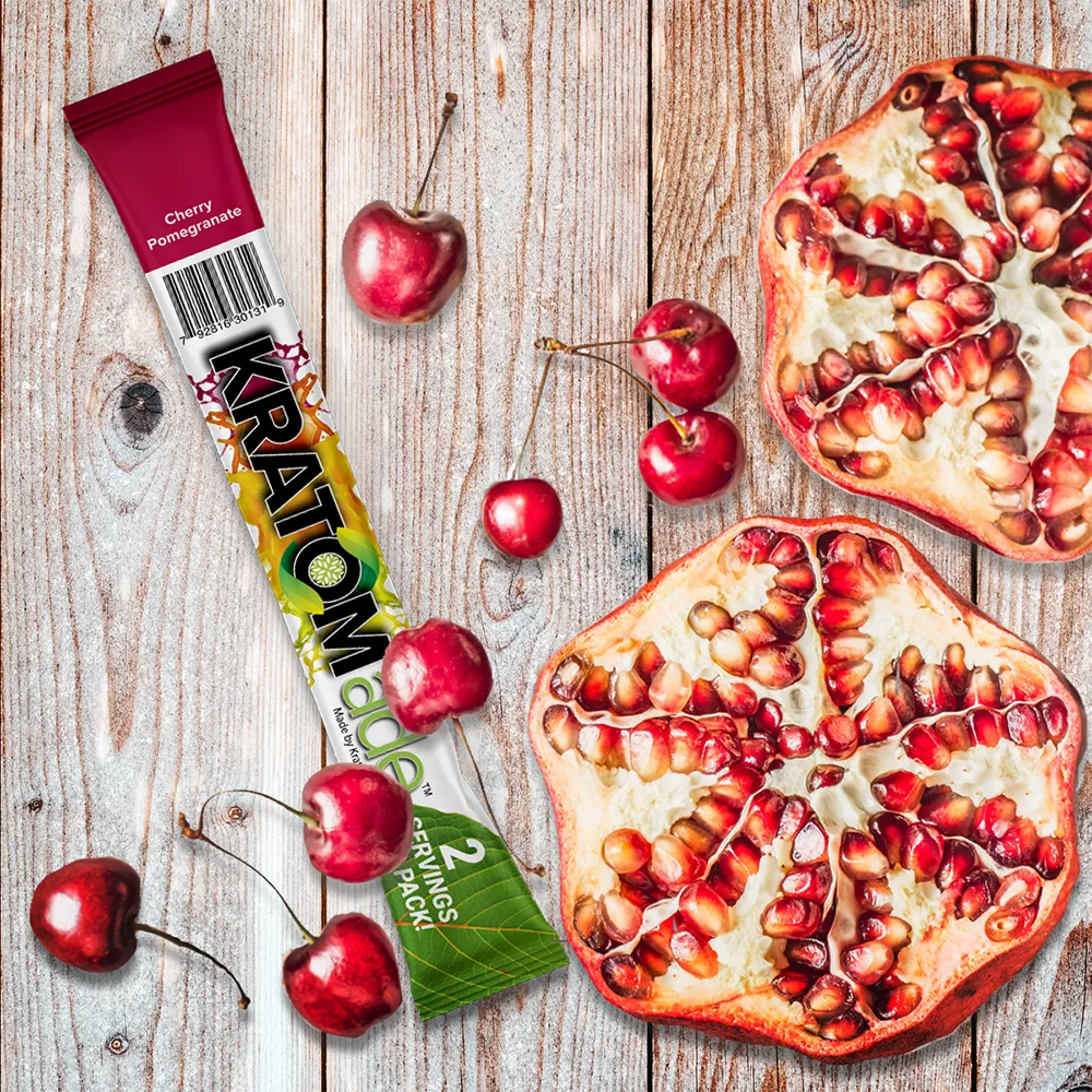 Kratomade Drink Mix Cherry Pomegranate