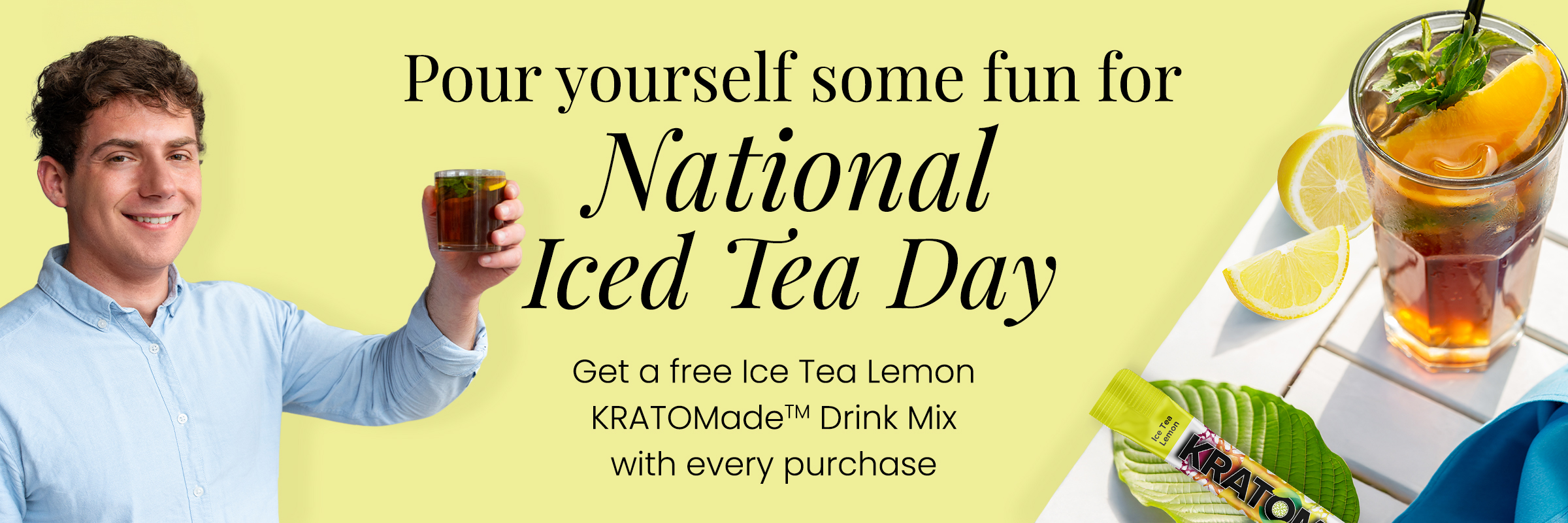 Get a FREE Ice Tea Lemon Drink Mix!