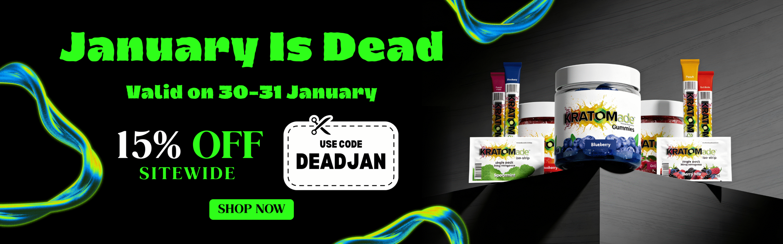 January Is Dead - KM Banner
