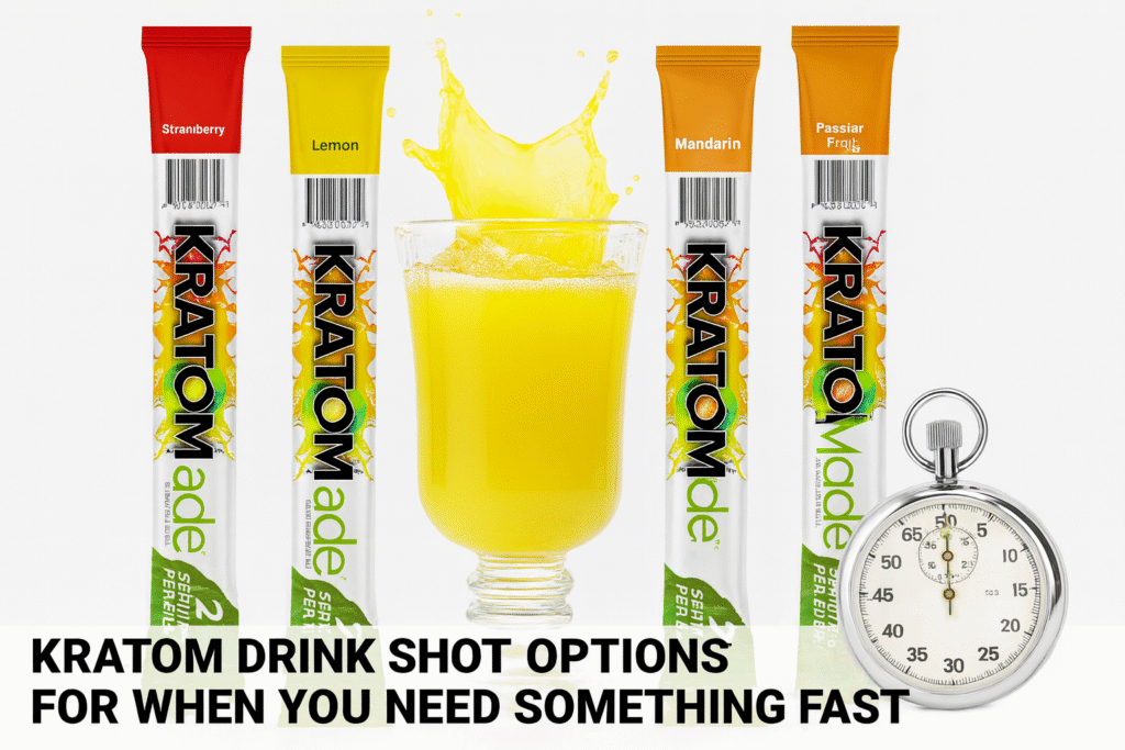 Kratom Drink Shot Options For When You Need Something Fast