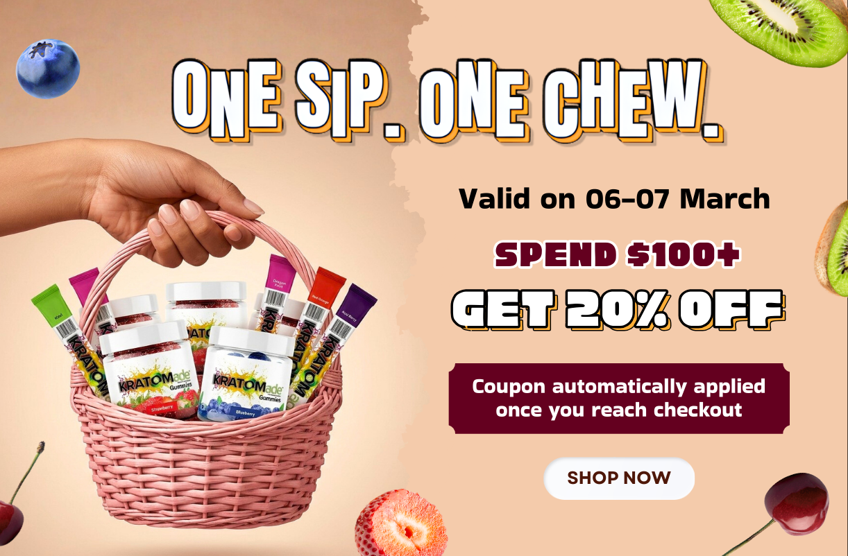One sip one chew - Mobile View Kratomade