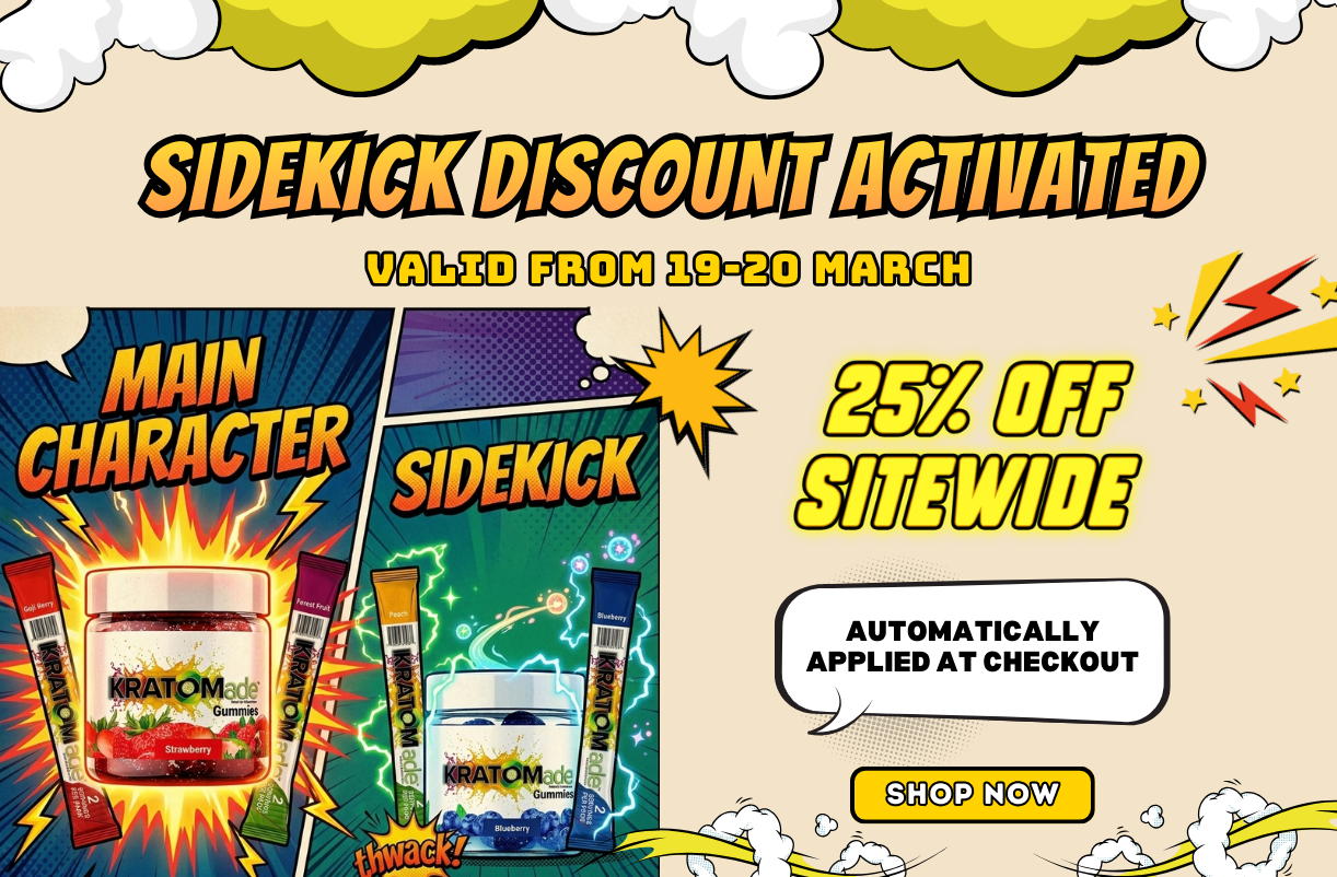 SIDEKICK DISCOUNT ACTIVATED -Mobile View Kratomade