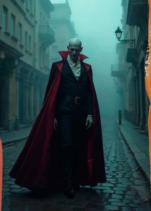 Vampire with Border Vampire with Border